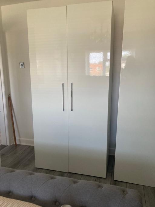 Buy & Sell Donnington Telford and Wrekin - Photos for White gloss wardrobe x 2 £60 each