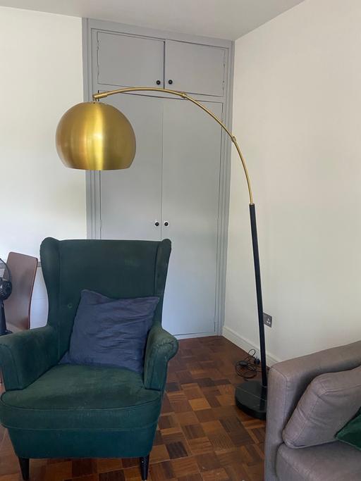Buy & Sell Belsize Park North West London - Photos for Gold floor lamp