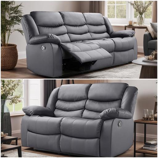 Buy & Sell Deansgate Manchester - Photos for Roma Recliner Leather 3 Plus 2 Seater sofa.