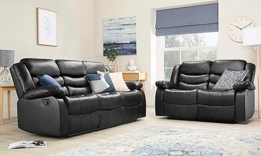 Buy & Sell Stockton Heath Warrington - Photos for Roma Recliner Leather 3 plus 2 seater sofa.