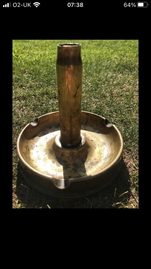 Buy & Sell Heaton Mersey Stockport - Photos for 1945 dated trench art brass ashtray vintage