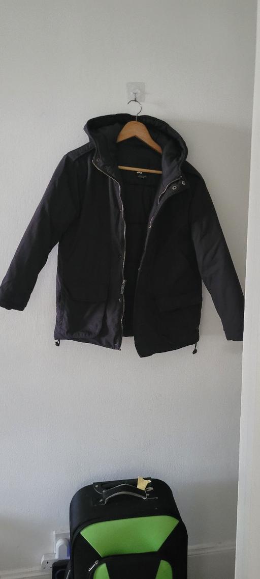 Buy & Sell Wimbledon South West London - Photos for Teenage Boys Black Hooded Winter Coat