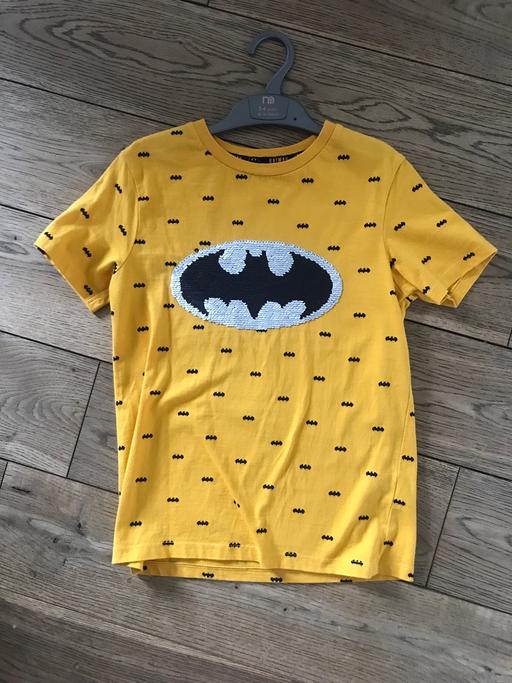 Buy & Sell Maze Hill South East London - Photos for Batman t-shirt with sequin logo 9/10yrs