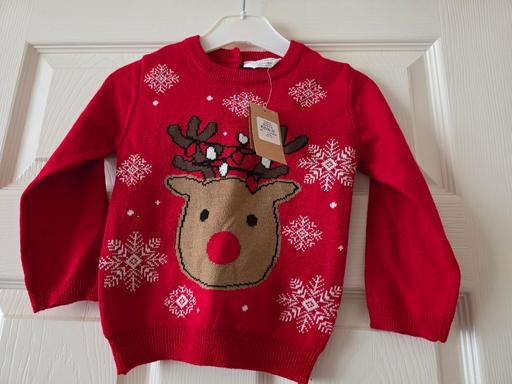 Buy & Sell Blackpool Town Centre Blackpool - Photos for Reindeer Christmas jumper age 12-18 mths BNWT