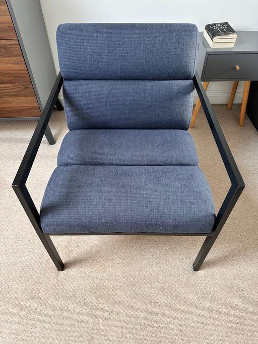 Buy & Sell Blackhorse Road East London - Photos for Blue accent chair for sale