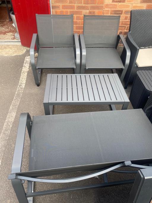 Buy & Sell Coventry City Centre Coventry - Photos for 4 Seater Metal Patio set - Black