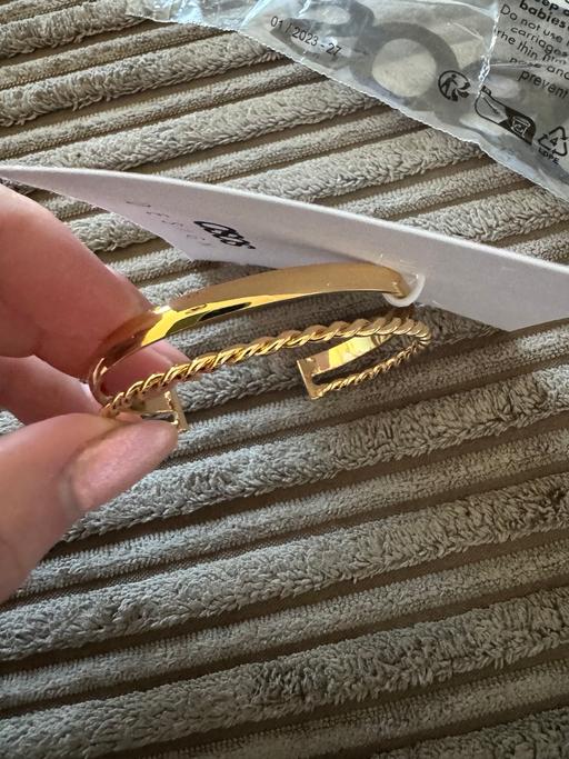 Buy & Sell Whiston Rotherham - Photos for ASOS Design 14k gold plated cuff bracelet