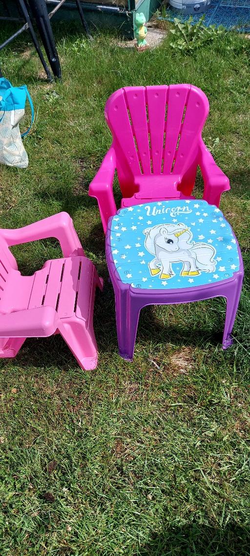 Buy & Sell Shoreham Airport Adur - Photos for Girls unicorn table and chairs