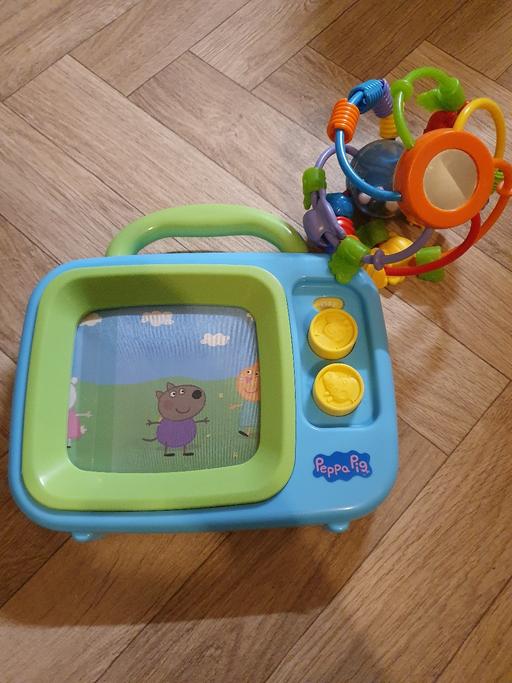 Buy & Sell Greenford Ealing - Photos for Baby wind up musical Peppa Pig TV, mirror toy