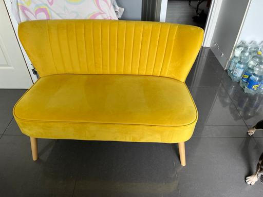 Buy & Sell Eastwood Southend-on-Sea - Photos for Small yellow sofa