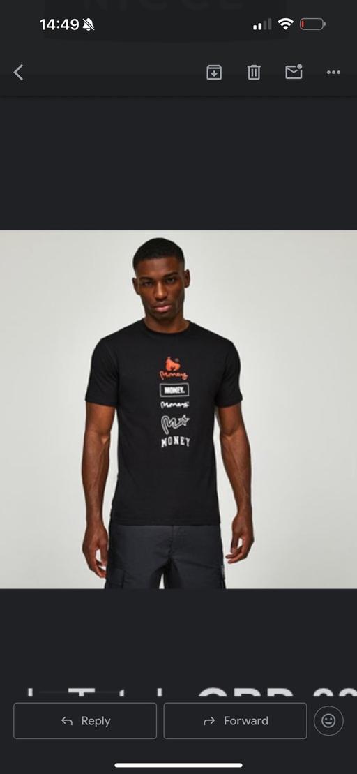 Buy & Sell Potton Central Bedfordshire - Photos for Money Black T-shirt