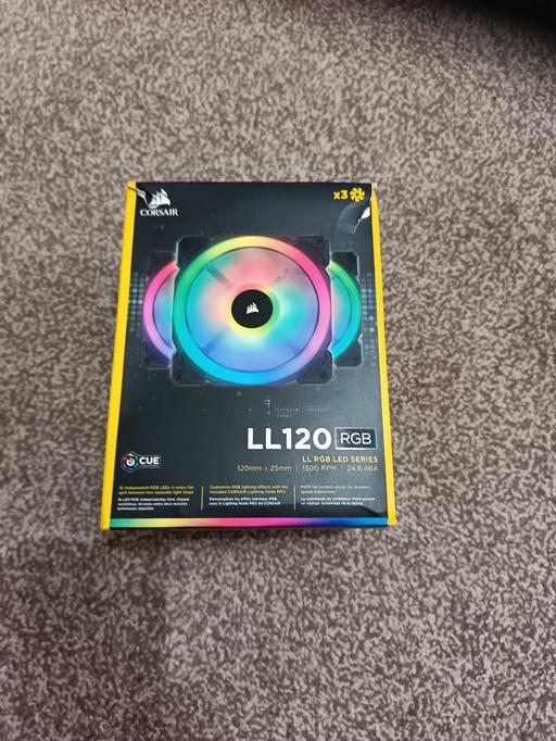 Buy & Sell Shortlands Bromley - Photos for 3x CORSAIR LL120 RGB FANS