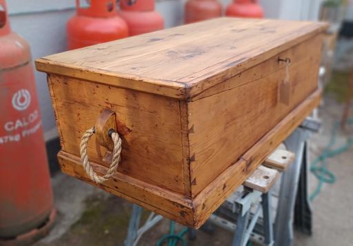 Buy & Sell Abergwyngregyn Gwynedd - Photos for Antique Victorian Pine Storage Box