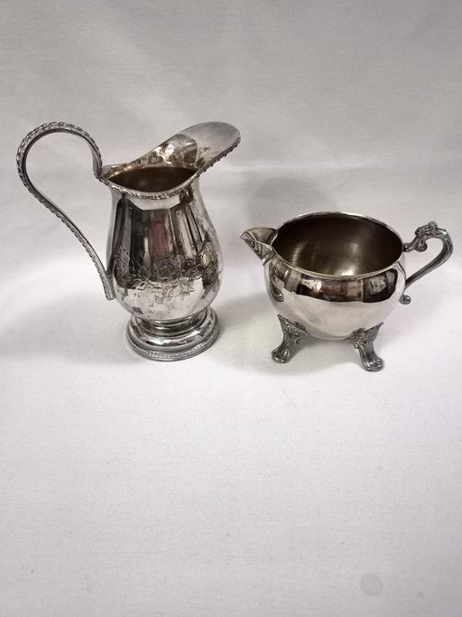 Buy & Sell Hall Green Birmingham - Photos for VINTAGE SILVER PLATED ENGLISH CREAMERS X2.