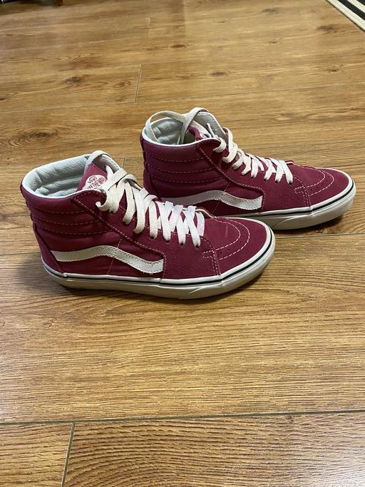 Buy & Sell Camp Hill Birmingham - Photos for vans Burgundy pink high top trainers