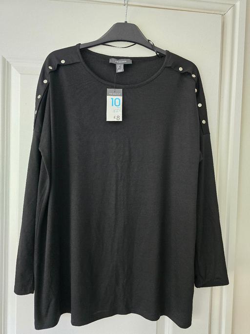 Buy & Sell Rowley Regis Sandwell - Photos for Primark black T shirt top - uk10 bnwt