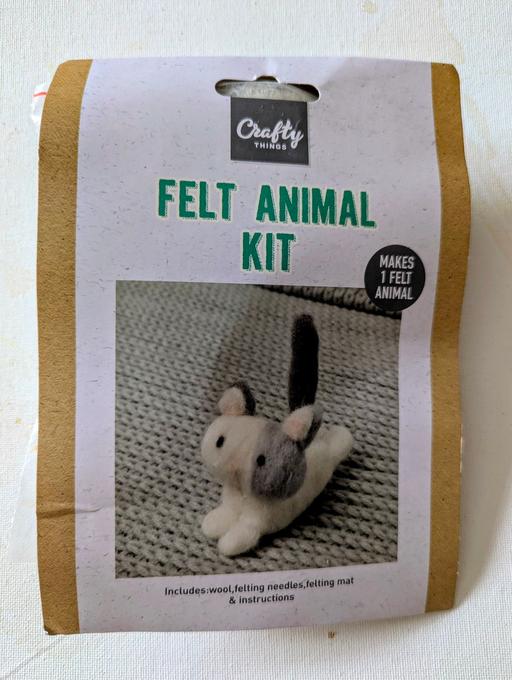 Classes Georgetown Blaenau Gwent - Photos for Felt cat animal kit, included wool, needles,