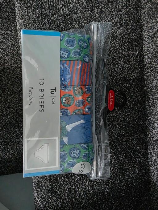 Buy & Sell Kitts Green Birmingham - Photos for 10 pk boys briefs age 5/6 brand new