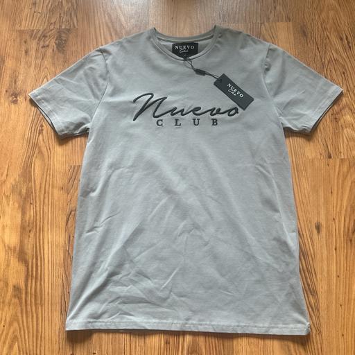 Buy & Sell Atherton Wigan - Photos for Nuevo Club Grey Signature Top Size Large