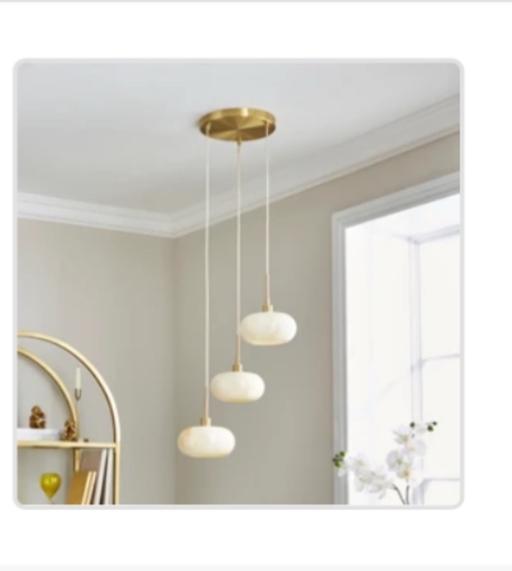 Buy & Sell Nine Elms South West London - Photos for NEW Dunelm Glass Cluster Ceiling Light - Gold