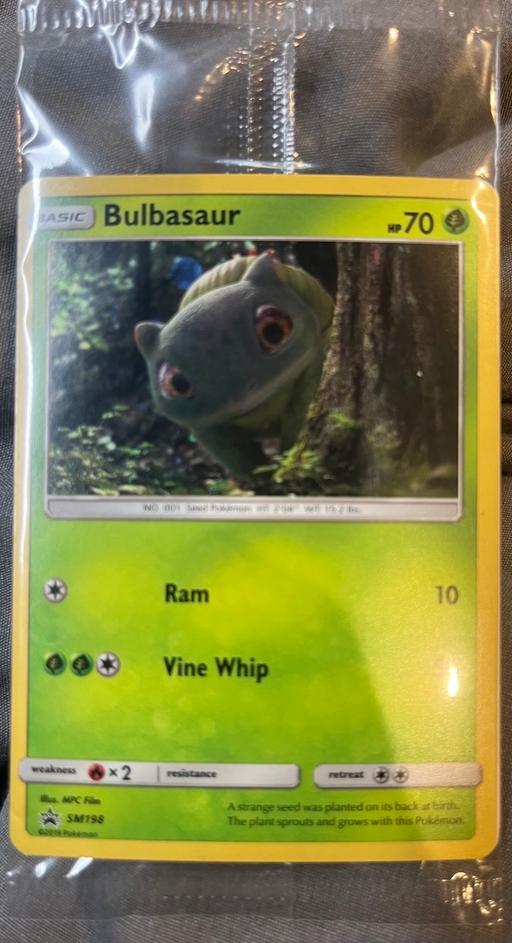 Buy & Sell Knebworth North Hertfordshire - Photos for Pokemon card - Bulbasaur Promo SM198 Sealed