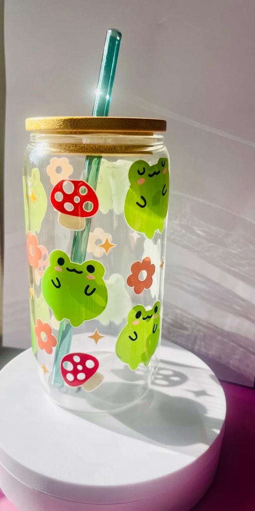 Buy & Sell - Photos for Cute frog and mushroom tumbler cup