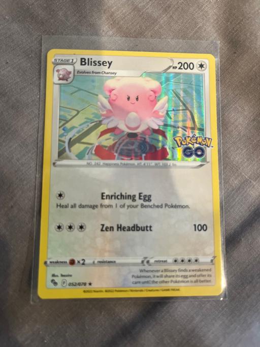 Buy & Sell Knebworth North Hertfordshire - Photos for Pokemon card - Blissey 052/078 Pokemon Go