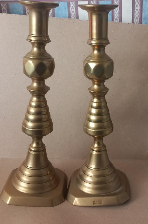 Buy & Sell Thatto Heath Saint Helens - Photos for pair of antique Victorian brass candlesticks
