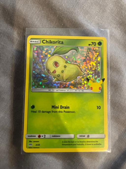 Buy & Sell Knebworth North Hertfordshire - Photos for Pokemon card - Chikorita holo 2/15