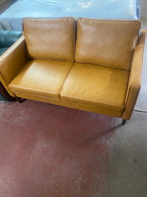Buy & Sell Coventry City Centre Coventry - Photos for Home Knox Leather 2 Seater Sofa - Tan