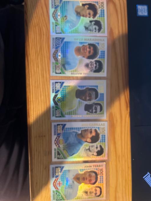 Buy & Sell Knebworth North Hertfordshire - Photos for Match Attax 2010 100 Club x5