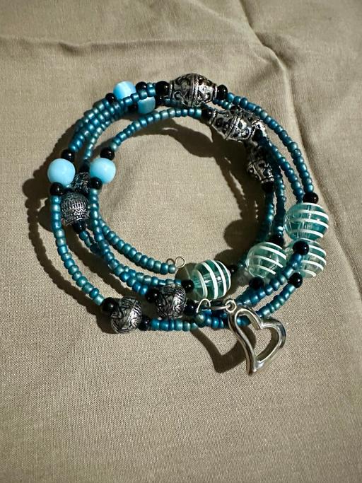 Buy & Sell Braunstone Leicester - Photos for Turquoise Beaded Twist wrap Bracelet