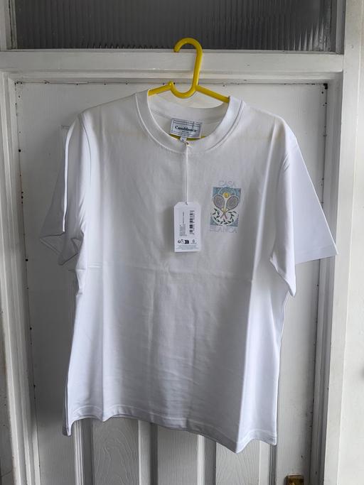 Buy & Sell Leamouth East London - Photos for Casa blanca tennis pastelle t-shirt white