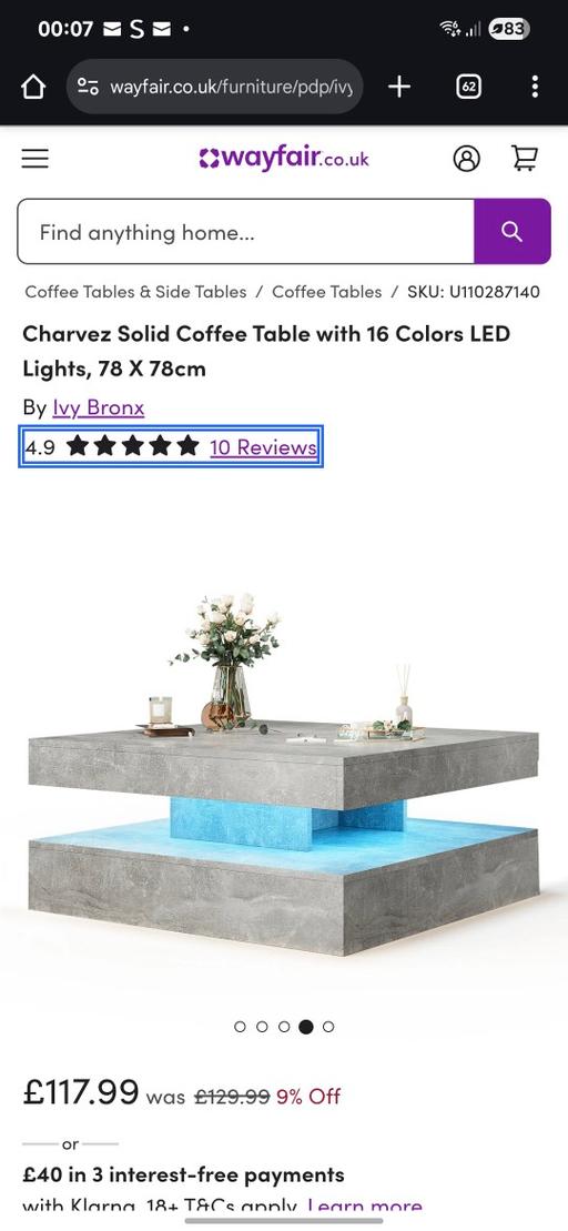 Buy & Sell Ilford Redbridge - Photos for coffee table