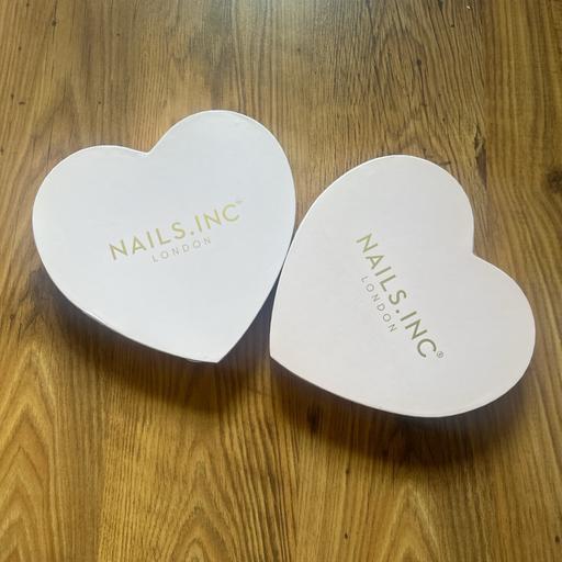 Buy & Sell Atherton Wigan - Photos for Nails Inc Pink/Gold Heart Storage Gift Boxes