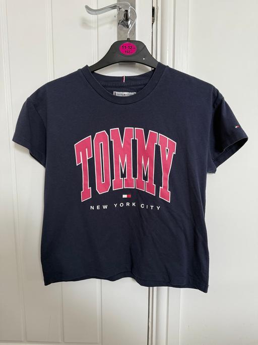 Buy & Sell Lozells Birmingham - Photos for Girls Tommy Hilfiger navy crop t shirt