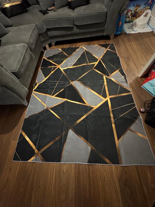 Buy & Sell Castleton Rochdale - Photos for Gold striped rug