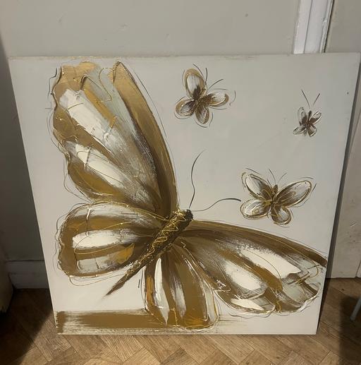 Buy & Sell Bury Greater Manchester - Photos for Gold butterfly canvas