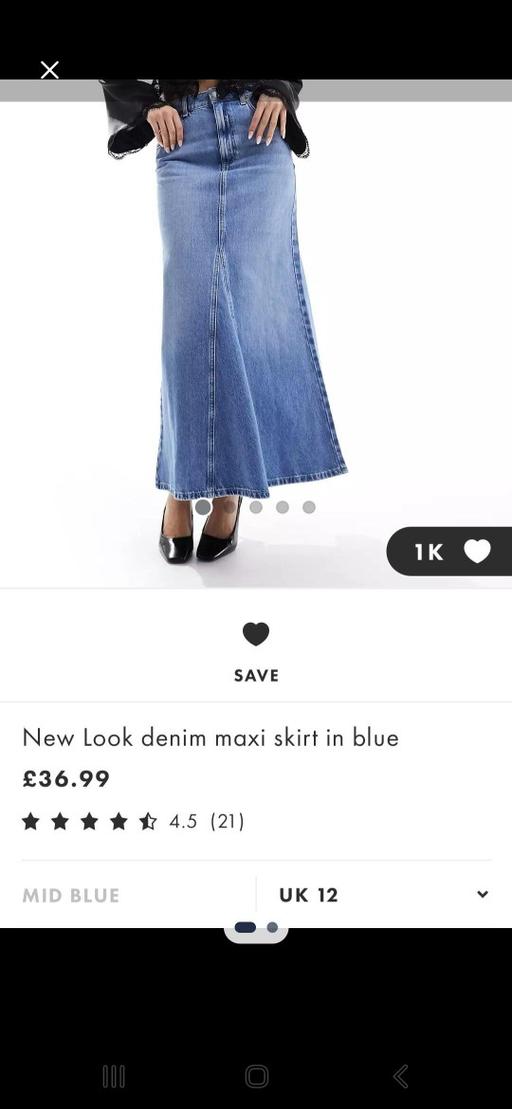 Buy & Sell Bermondsey South East London - Photos for Denim Maxi dress with tags