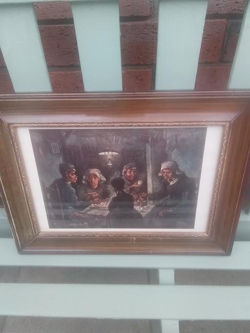 Buy & Sell Streetly Walsall - Photos for OLD POTATO EATER PICTURE AND FRAME