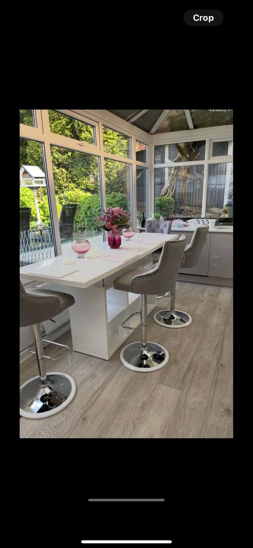 Buy & Sell Oldbury Sandwell - Photos for Breakfast Bar and Bar grey Bar stools