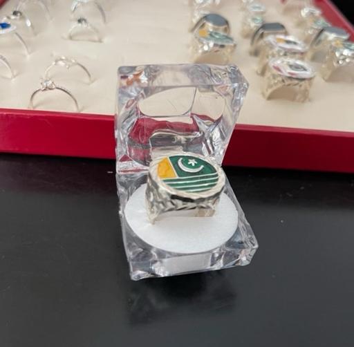 Buy & Sell Shard End Birmingham - Photos for Kashmiri Flag Ring-Sterling Silver 925 Size O