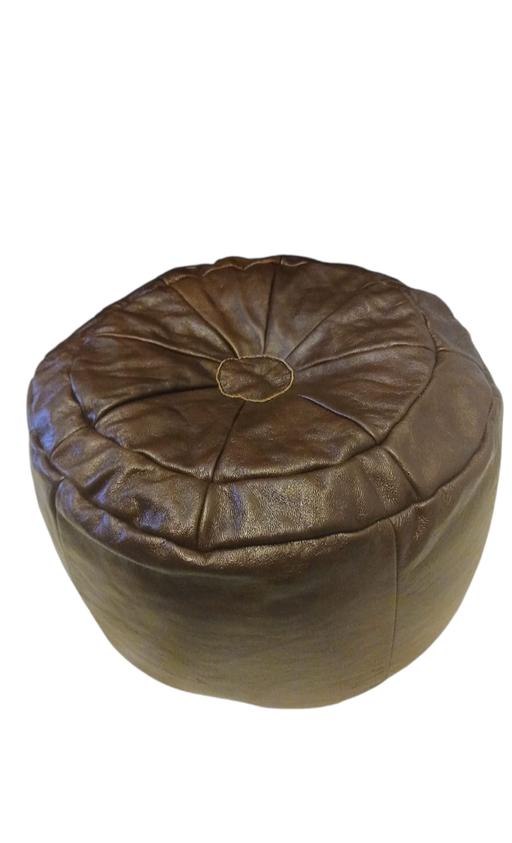 Buy & Sell Birmingham City Centre Birmingham - Photos for New Leather Cowhide Dark Brown Bean Bag Small