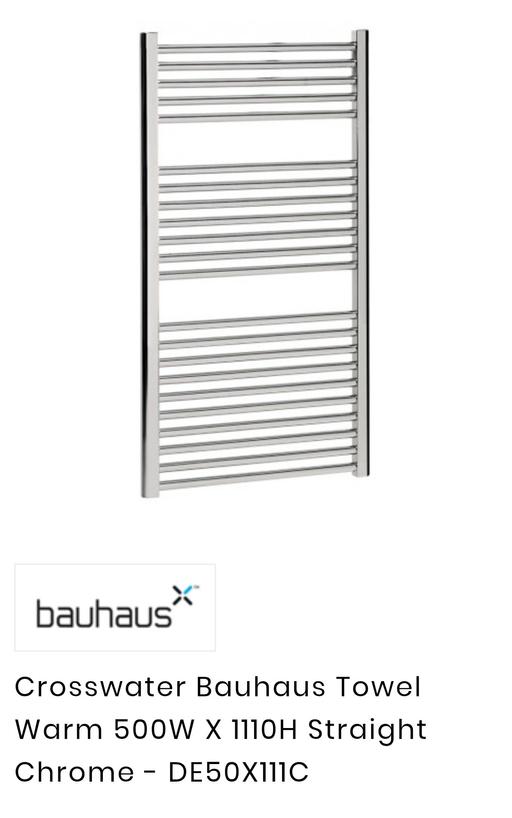 Buy & Sell Seven Kings East London - Photos for Crosswater 1110X500 towel radiator
