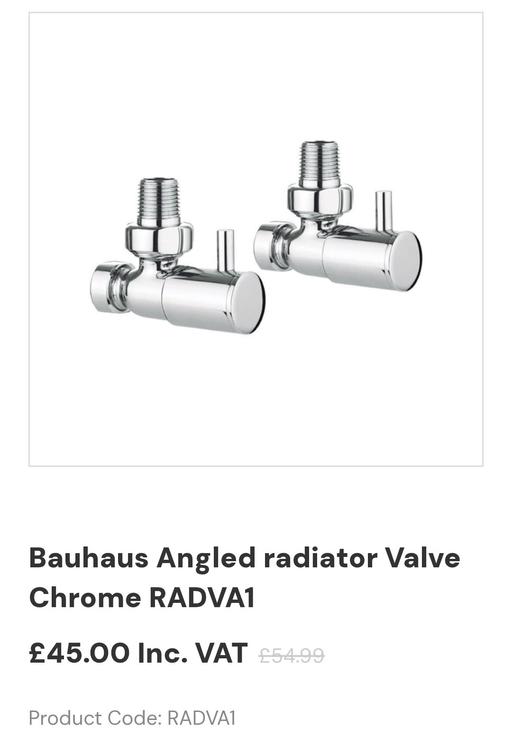 Buy & Sell Ilford Redbridge - Photos for Bauhaus radiator valves