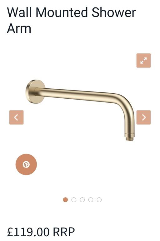 Buy & Sell Ilford Redbridge - Photos for Crosswater Brushed Brass Wall Mounted Shower