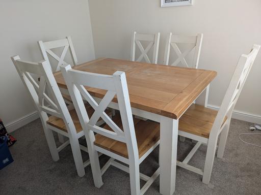 Buy & Sell Polesworth North Warwickshire - Photos for oak rustic dining table and chairs