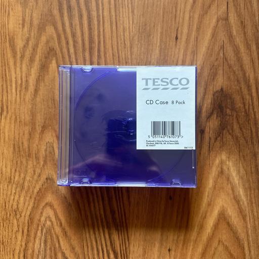 Buy & Sell Atherton Wigan - Photos for Tesco Coloured Slim CD Jewel Cases 8 Pack