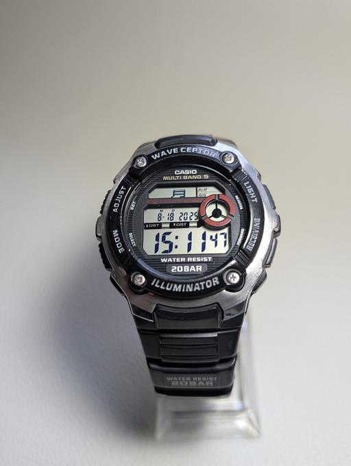 Buy & Sell Hammersmith West London - Photos for Casio Wave Ceptor WV-M200 Black Digital Wrist