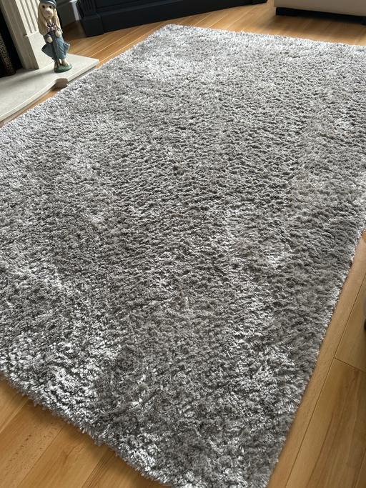Buy & Sell Dovecot Knowsley - Photos for Extra large, Next, silver grey rug. Used.